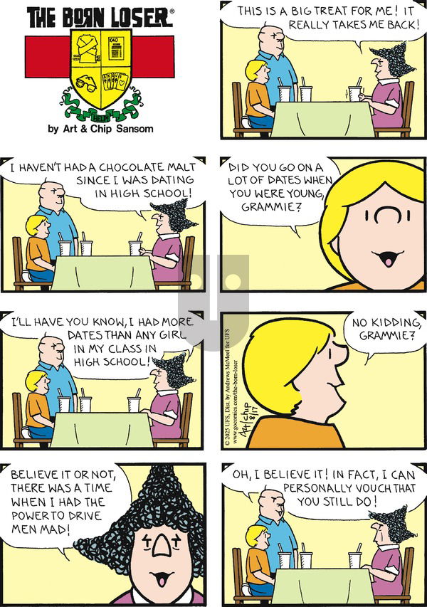 The Born Loser on Sunday August 17, 2025 Comic Strip