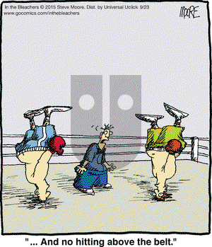 In the Bleachers on Wednesday September 23, 2015 Comic Strip