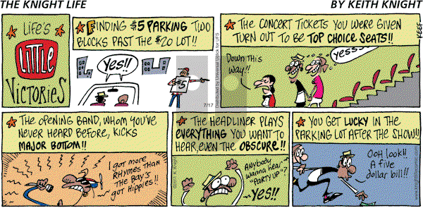 The Knight Life - Sunday July 17, 2011 Comic Strip