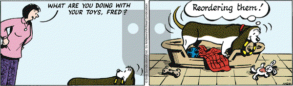 Fred Basset on Saturday April 3, 2021 Comic Strip