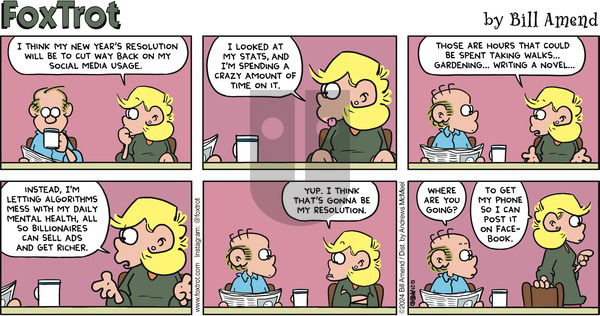 FoxTrot on Sunday December 29, 2024 Comic Strip