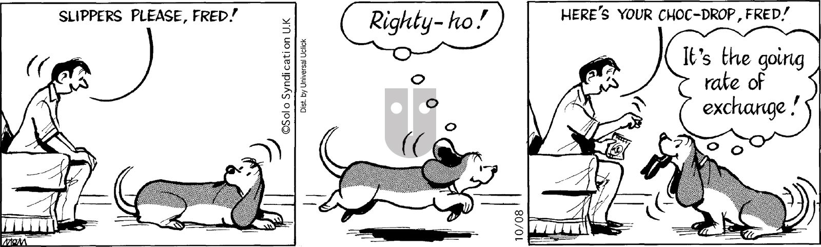 Fred Basset on Wednesday October 8, 2014 Comic Strip