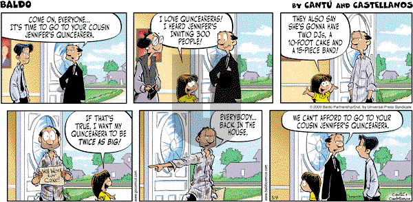 Baldo - Sunday March 9, 2008 Comic Strip