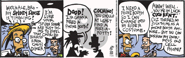 La Cucaracha on Wednesday July 26, 2006 Comic Strip