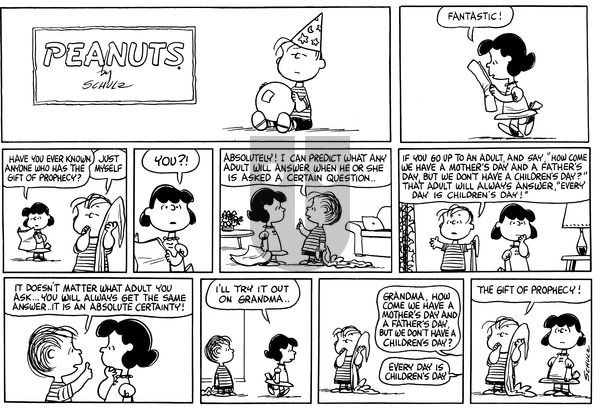 Peanuts on Sunday August 29, 1965 Comic Strip