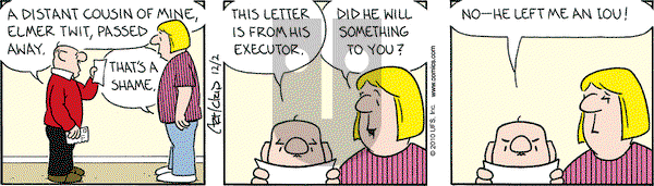 The Born Loser on Thursday December 2, 2010 Comic Strip
