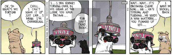 Get Fuzzy on Thursday July 1, 2004 Comic Strip