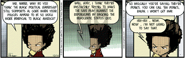The Boondocks on Saturday May 17, 2008 Comic Strip