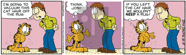Garfield on Tuesday August 5, 2003 Comic Strip