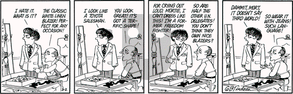 Doonesbury on Thursday March 2, 1978 Comic Strip