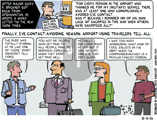 Ted Rall on Thursday October 19, 2006 Comic Strip