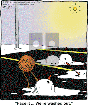 In the Bleachers on Monday May 5, 2025 Comic Strip