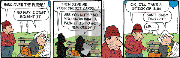 Lola on Wednesday March 14, 2018 Comic Strip