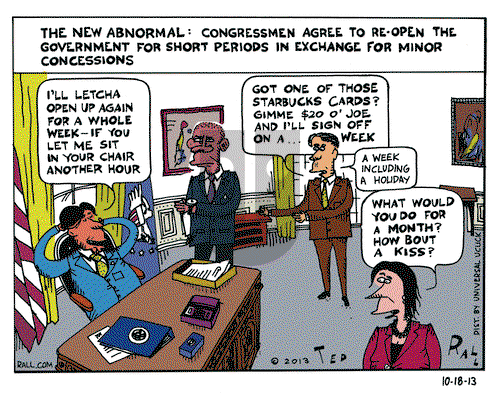 Ted Rall on Friday October 18, 2013 Comic Strip