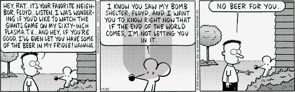 Pearls Before Swine on Saturday November 25, 2006 Comic Strip
