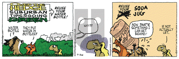 Over the Hedge on Thursday July 26, 2007 Comic Strip
