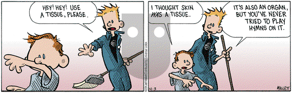 Frazz on Thursday April 3, 2014 Comic Strip