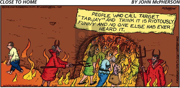 Close to Home on Sunday January 21, 2018 Comic Strip