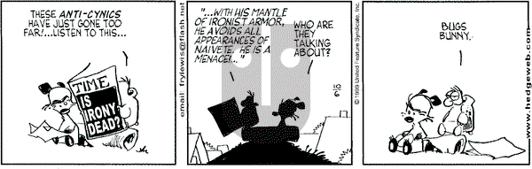 Over the Hedge on Wednesday October 6, 1999 Comic Strip