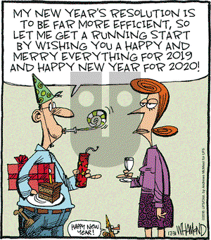 Reality Check on Monday December 31, 2018 Comic Strip
