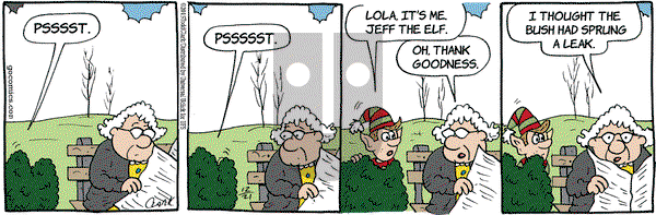 Lola on Monday December 21, 2015 Comic Strip
