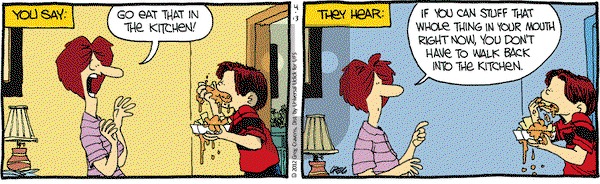 The Buckets on Friday April 13, 2012 Comic Strip