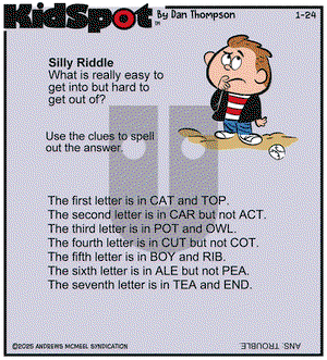 KidSpot on Friday January 24, 2025 Comic Strip