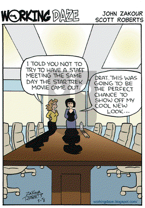 Working Daze on Friday May 8, 2009 Comic Strip