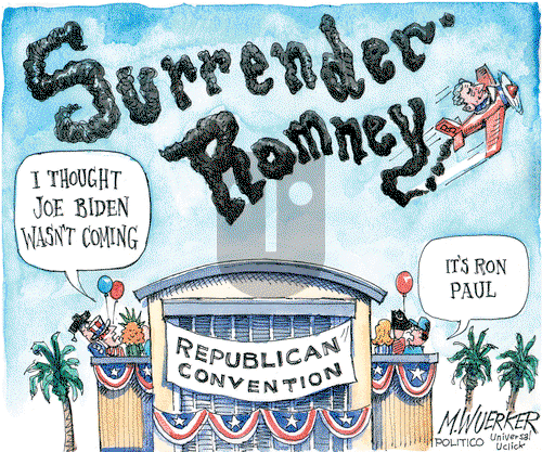 Matt Wuerker - Thursday August 30, 2012 Comic Strip