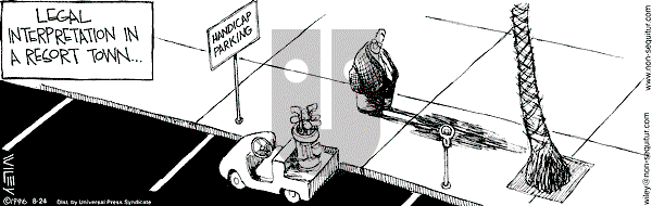 Non Sequitur on Thursday August 24, 2000 Comic Strip