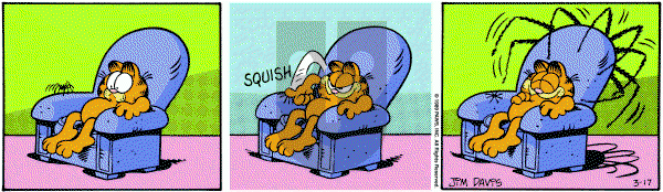 Garfield on Friday March 17, 1989 Comic Strip