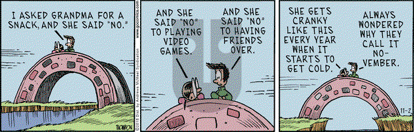 Grand Avenue on Friday November 2, 2018 Comic Strip