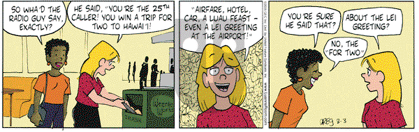 Luann on Wednesday August 3, 2005 Comic Strip