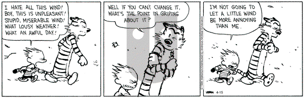 Calvin and Hobbes on Tuesday April 15, 2025 Comic Strip