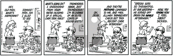 Doonesbury on Tuesday September 16, 1975 Comic Strip