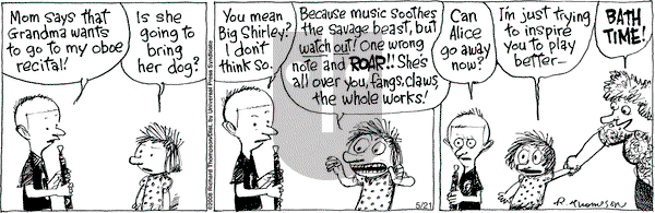 Cul de Sac on Wednesday May 21, 2008 Comic Strip
