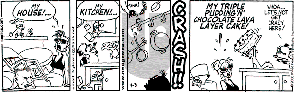 Over the Hedge on Monday April 3, 2000 Comic Strip