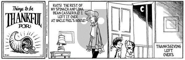 Grand Avenue on Wednesday November 21, 2007 Comic Strip