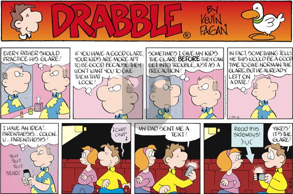 Drabble on Sunday January 29, 2012 Comic Strip