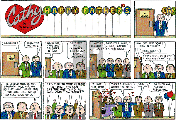 Cathy Classics - Sunday June 16, 2002 Comic Strip