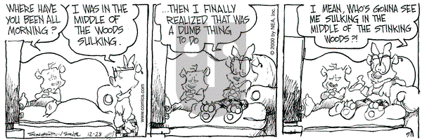 The Grizzwells on Thursday December 28, 2000 Comic Strip