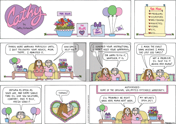 Cathy Classics - Sunday May 9, 2021 Comic Strip