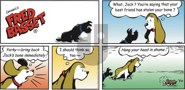 Fred Basset on Sunday June 2, 2019 Comic Strip