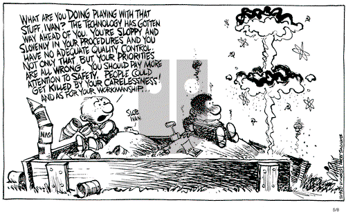 Pat Oliphant on Thursday May 8, 1986 Comic Strip