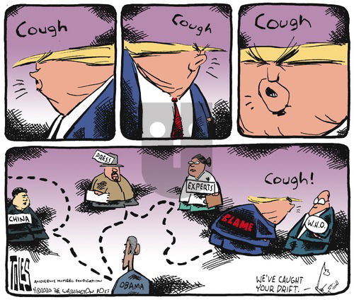 Tom Toles on Sunday April 12, 2020 Comic Strip