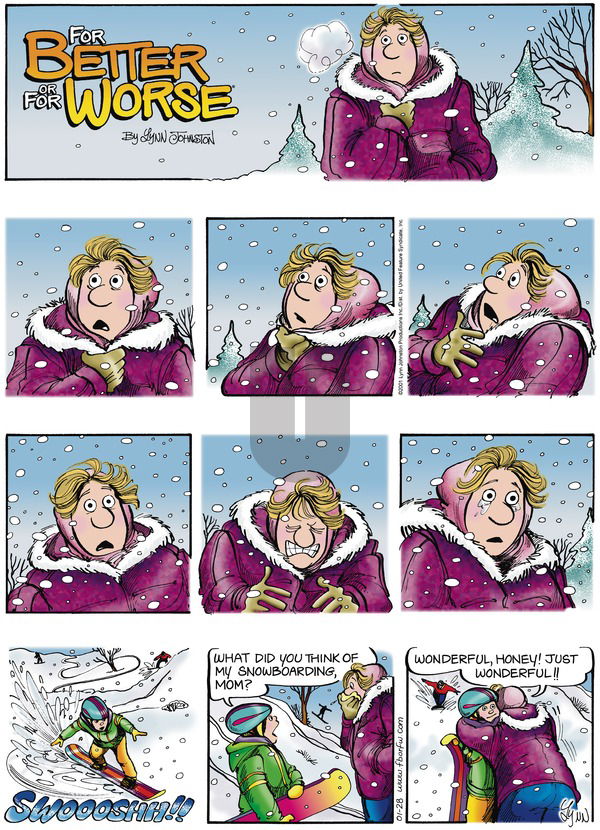For Better or For Worse on Sunday January 28, 2001 Comic Strip