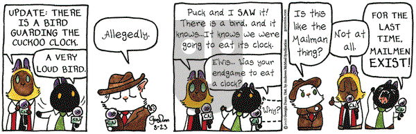 Breaking Cat News on Thursday August 23, 2018 Comic Strip