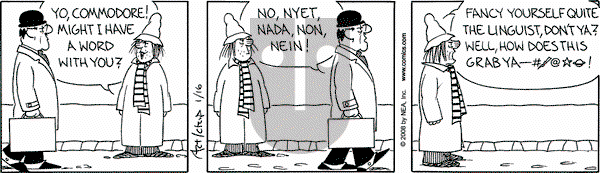 The Born Loser on Wednesday January 16, 2008 Comic Strip