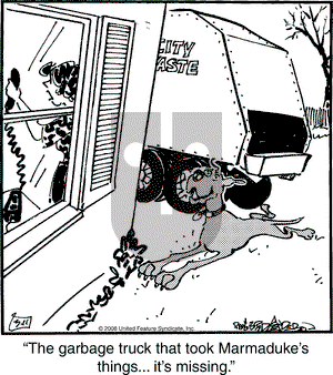 Marmaduke on Tuesday March 11, 2008 Comic Strip