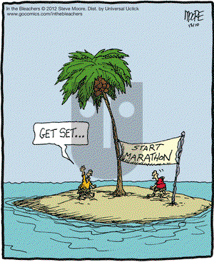 In the Bleachers on Monday December 10, 2012 Comic Strip